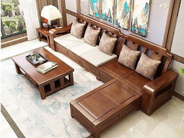 Mẫu Sofa gỗ 016