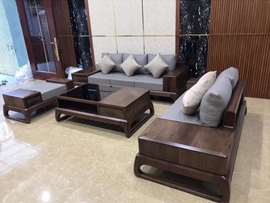 Mẫu Sofa gỗ 008