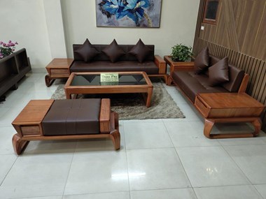 Mẫu Sofa gỗ 019